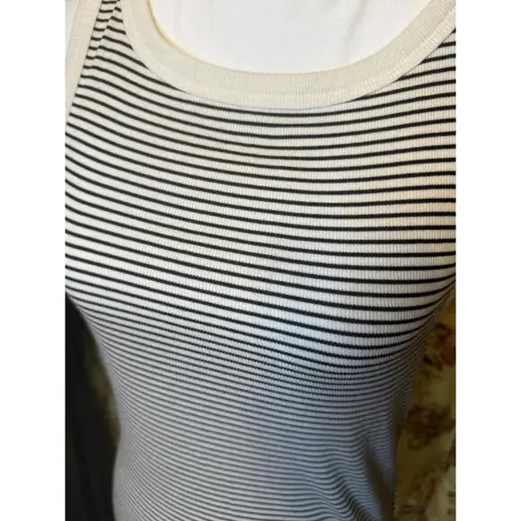 NWT! Madewell Women's Brightside High-Neck Rib Tank Top Size Medium - Picture 6 of 6